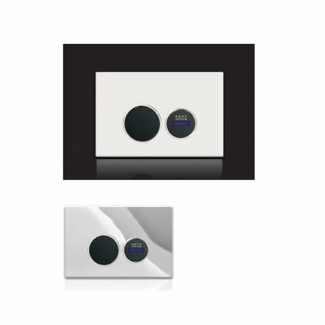 3251-R White+Black Button